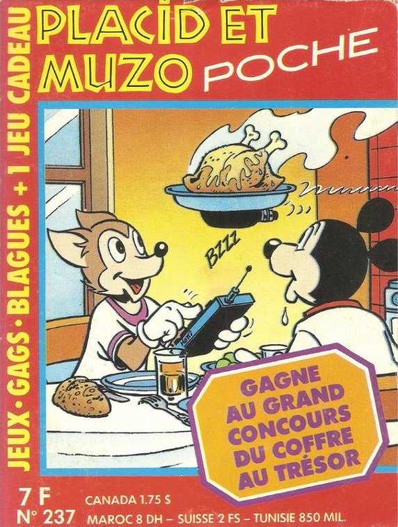 Scan de la Couverture Placid et Muzo Poche n 237